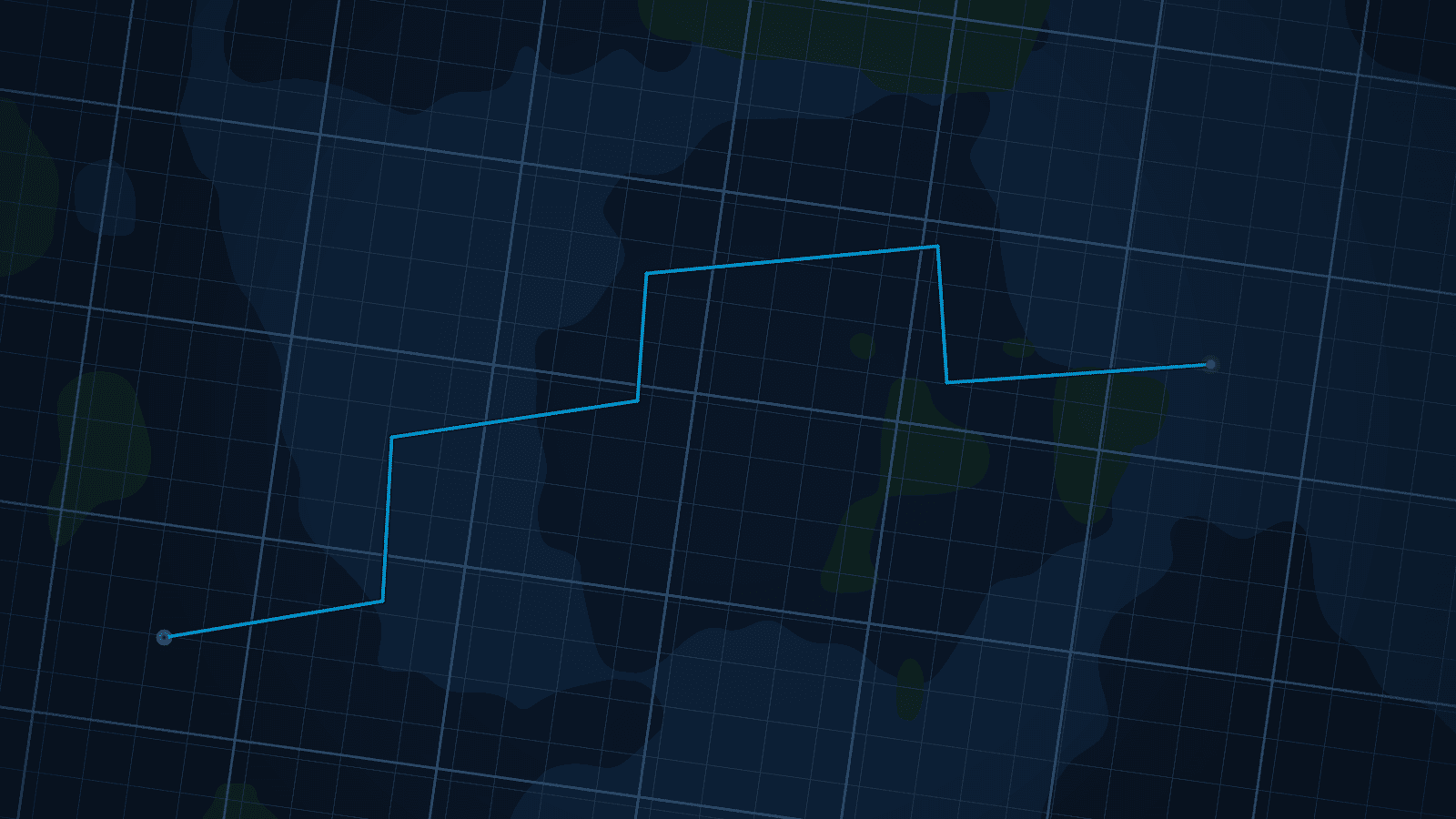 Dark-theme web map application